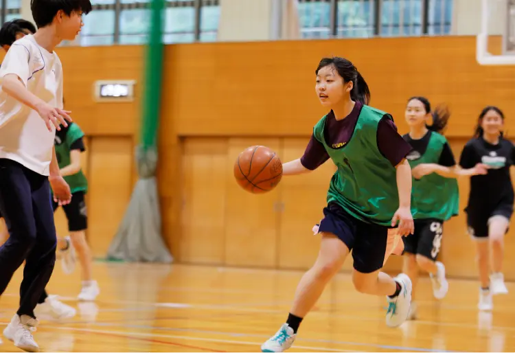 中学女子バスケットボール部
