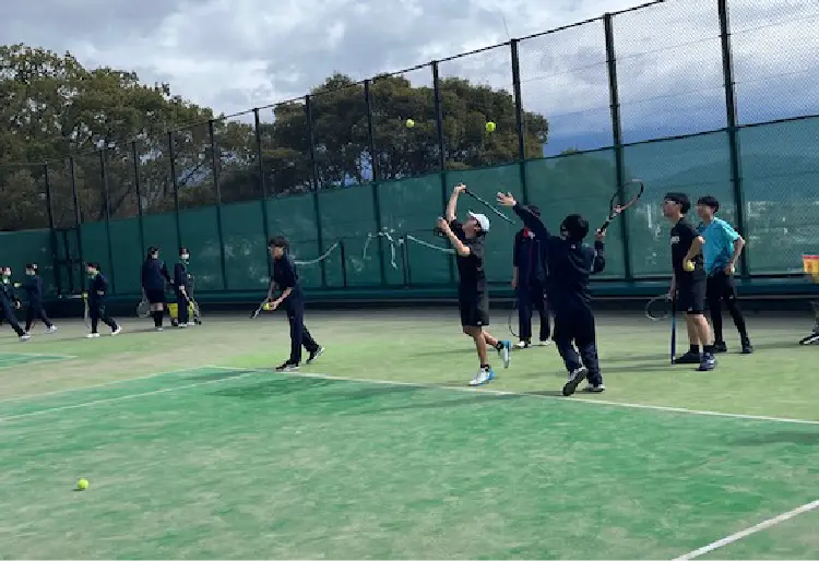 中学テニス部