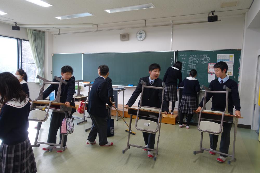 掃除の時間 | 橘の風 | 京都橘中学校・高等学校