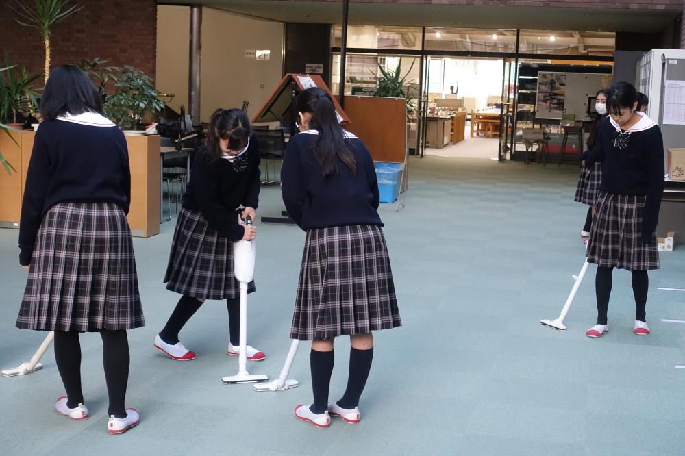 掃除の時間 | 橘の風 | 京都橘中学校・高等学校