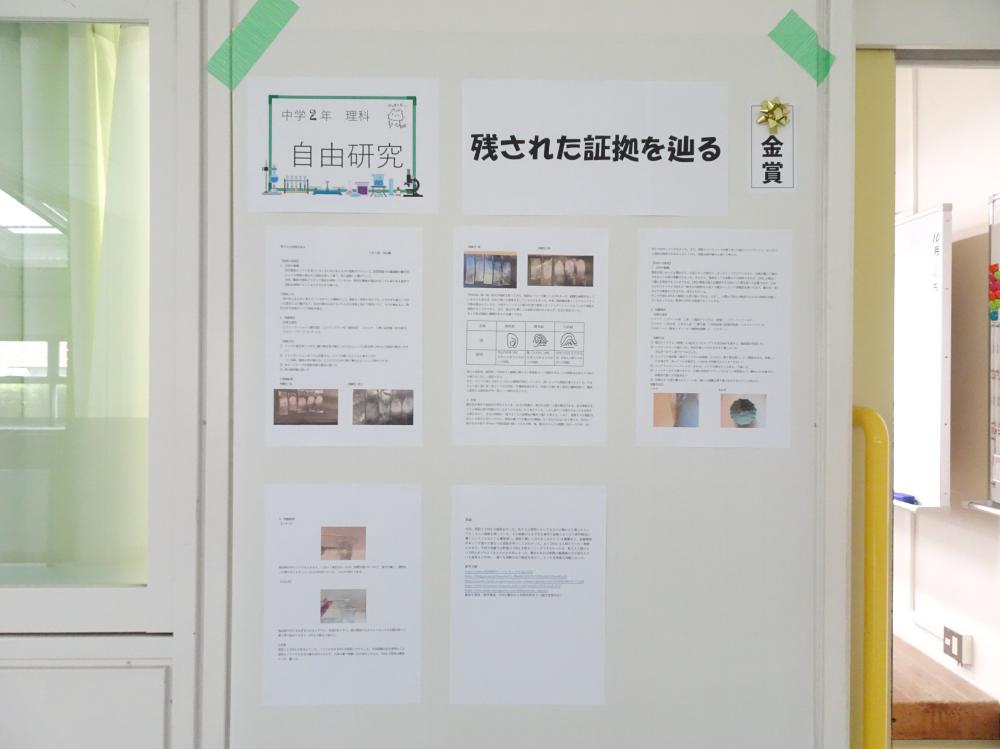 中学 理科自由研究 橘の風 京都橘中学校 高等学校