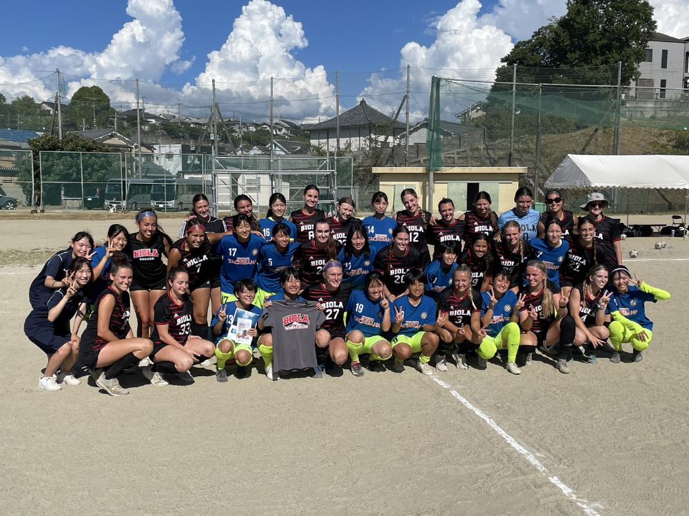 女子サッカー部・国際交流試合