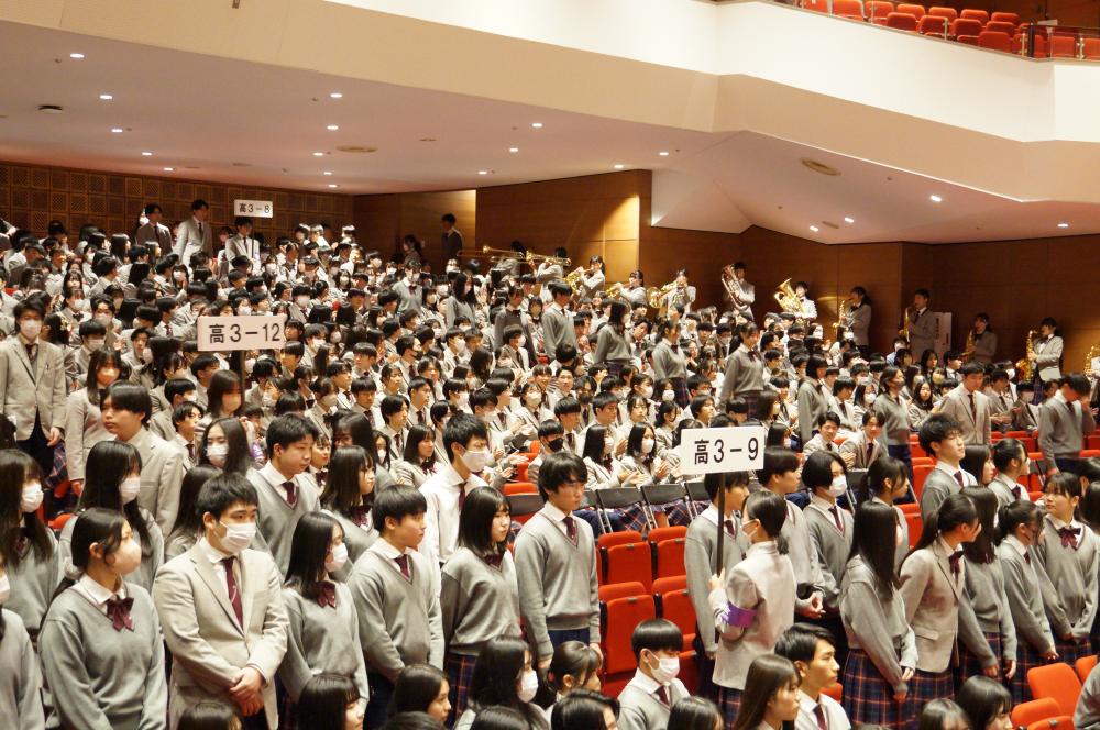 高校３年生を送る会・春光会入会式