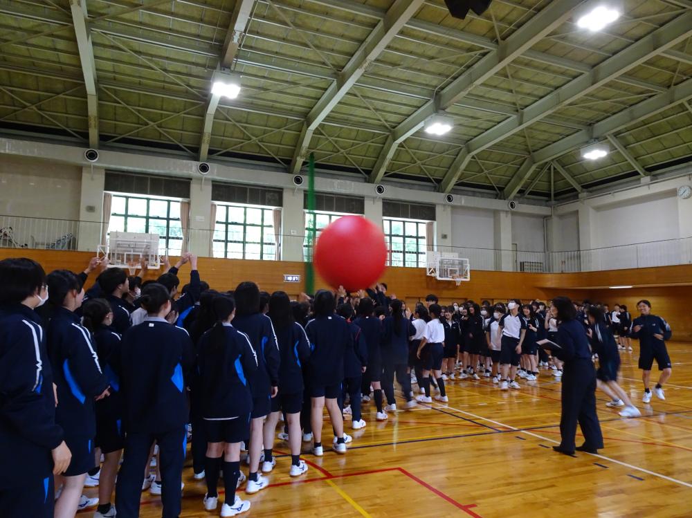 初回の体育祭練習