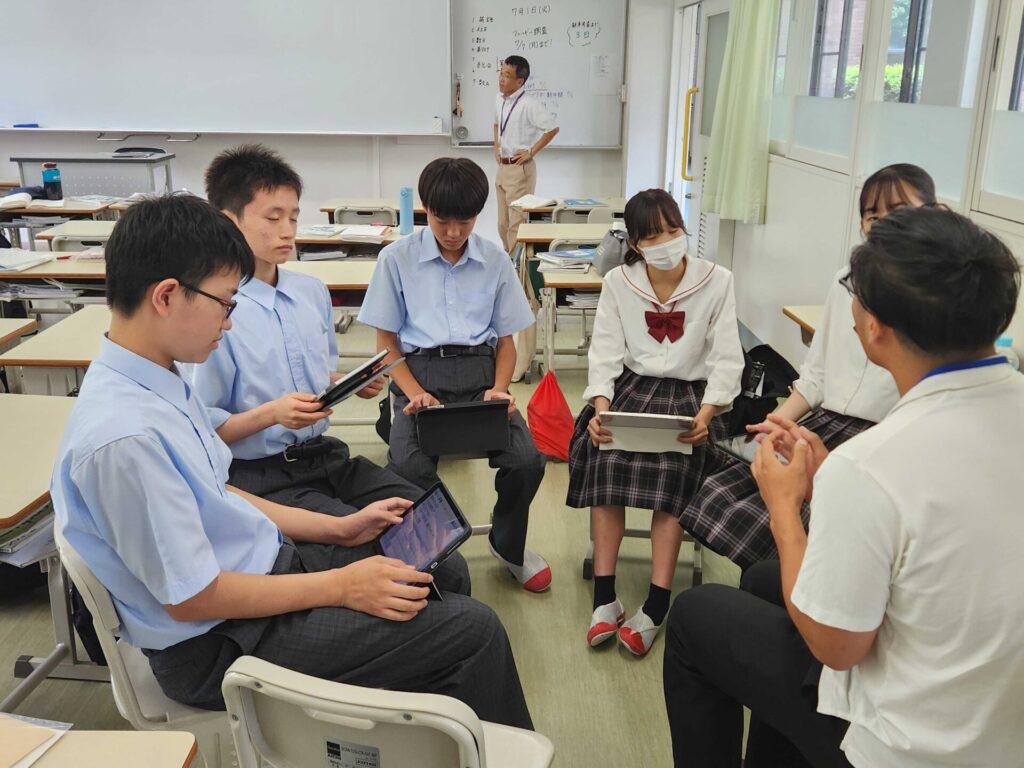 中２・インタビュー活動
