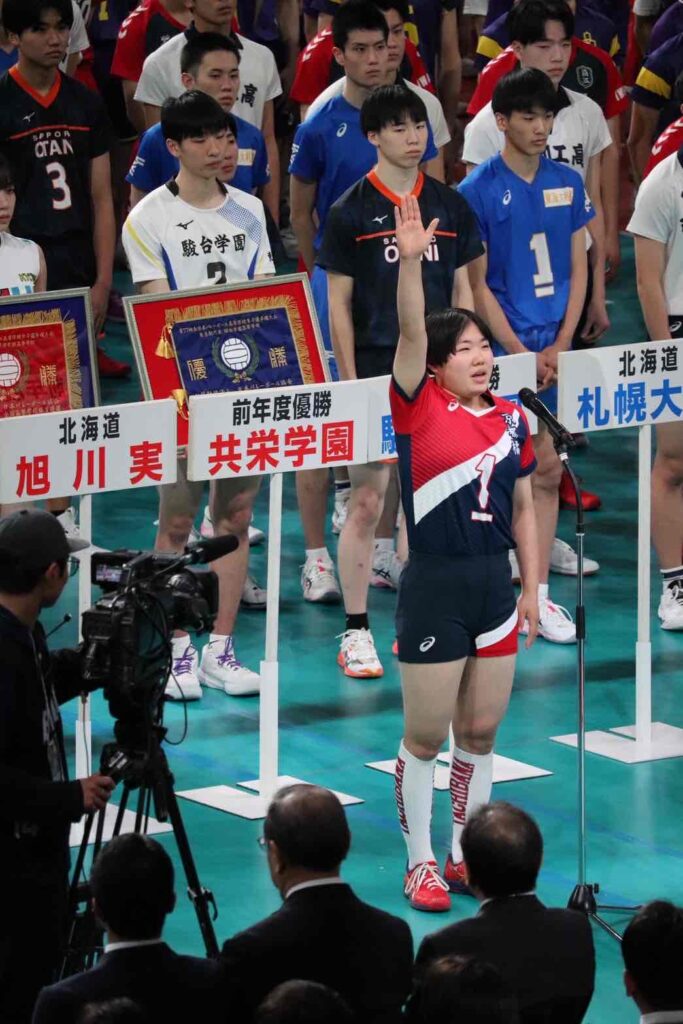 女子バレーボール部・春高バレー１回戦