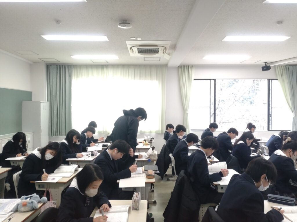 中学・考査前学習会