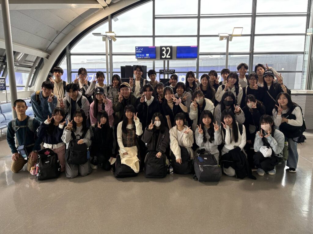 高1・ベトナム(ハノイ)研修旅行1日目